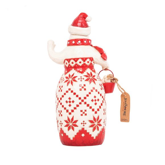 Jim Shore Nordic Noel Snowman Figurine - Picture 4 of 5
